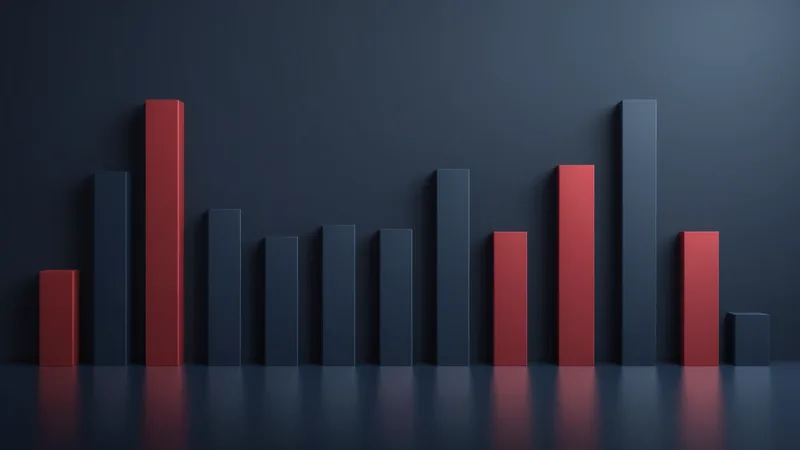 Abstract data visualization representing contract benchmarks