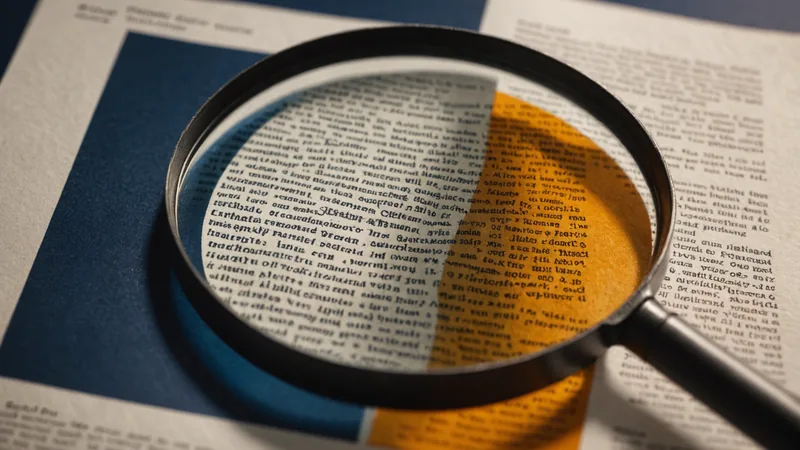 Abstract illustration of an unusual contract clause being examined